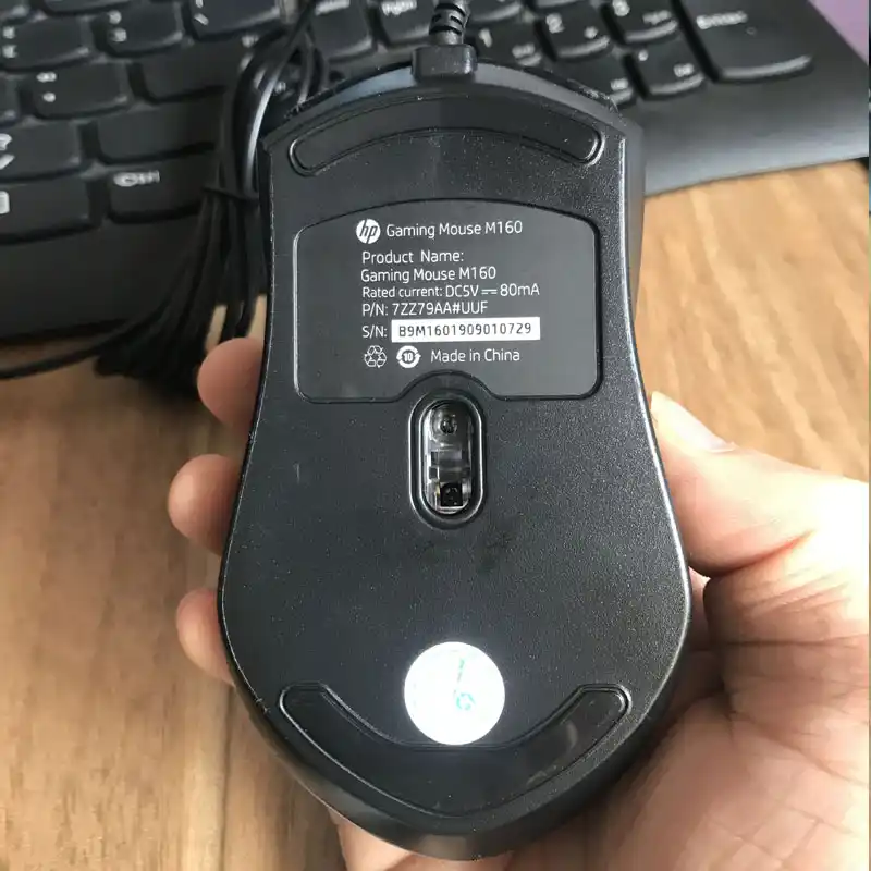 Promotional gift RGB Mouse HP USB Wired Gaming Mice M160 Optical DPI