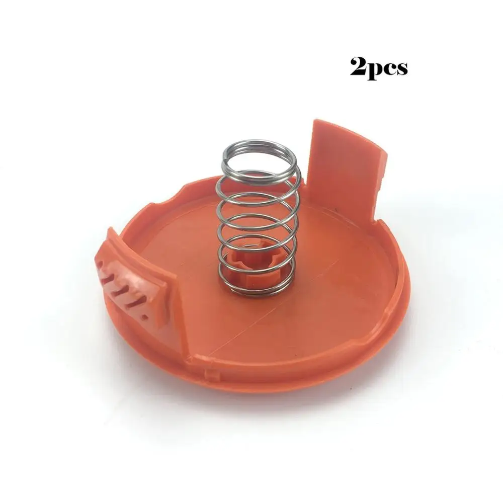 String Trimmers Replacement Spool Line Grass Trimmers Garden Tool Mowing Single Line Spool Cover Spring