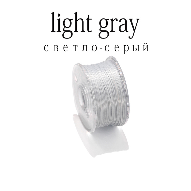 High Quality Seed Beads Cord String Beading Thread For DIY Bracelet Jewelry Making Accessories Supplies (Nonelastic)