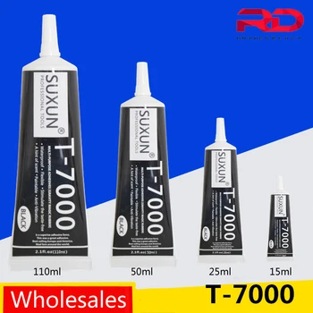 

50ml T7000 Glue Multipurpose Adhesives Super Glue T-7000 Black Liquid Glues For Diy Crafts Glass Phone Case Metal Fabric