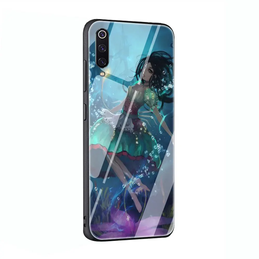Alice Madness Returns девочек закаленное Стекло чехол для Xiaomi 8 Lite A1 A2 9 Redmi Note 5 6 7 Pro 6A 4X F1 - Цвет: G8