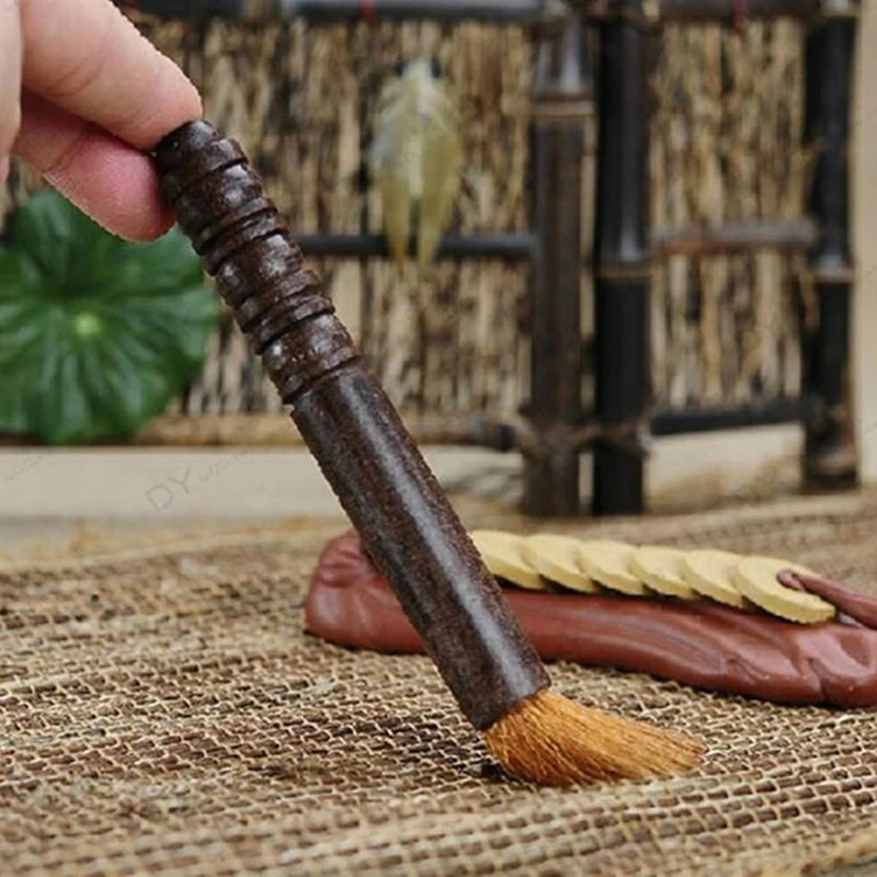 

Wooden Tea Brushes Tea Tray Tea Set Dust Brush Tea Ceremony multi-purpose Portable Tea Accessories Gift