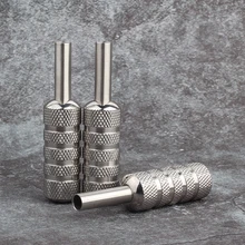 Высокое качество Профессиональная 16 мм рукоятка из нержавеющей стали само-задняя трубка задняя Татуировка ручка татуировка трубка с задней стволовой#248