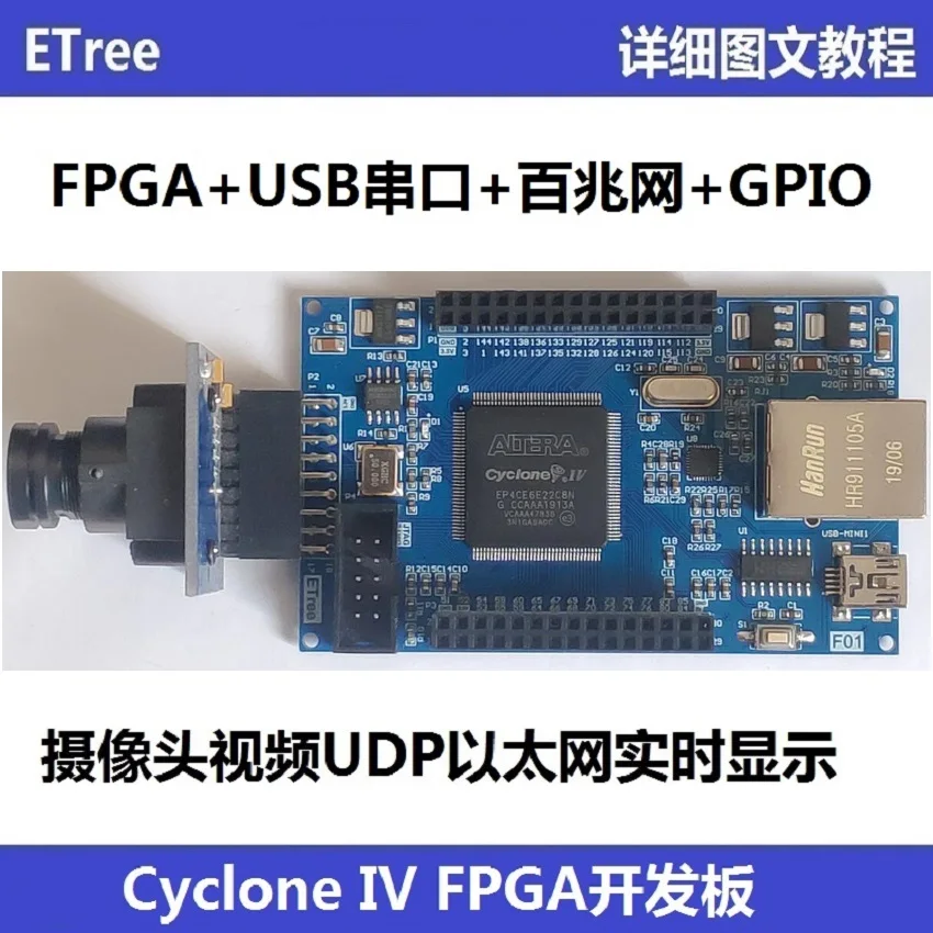 Fpga Development Board Cmos Image Processing Rmii Ethernet Camera Ep4ce6 Etree Building Automation Aliexpress