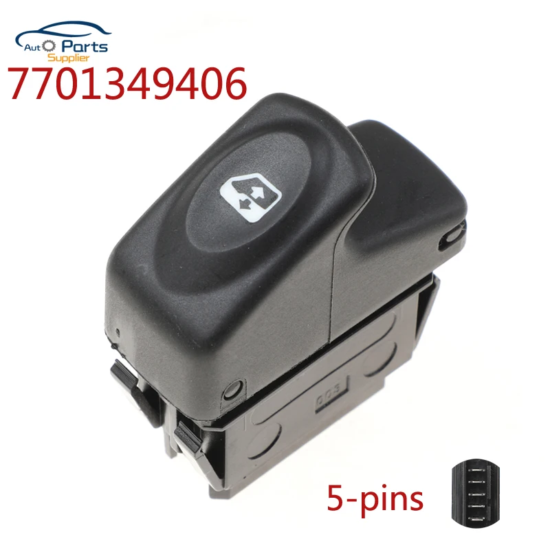 7701349406 8200199223 Power Electric Window Control Switch Button For