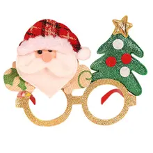 Рождественские украшения, очки для взрослых и детей, рождественские подарки, праздничные принадлежности, вечерние, креативные очки