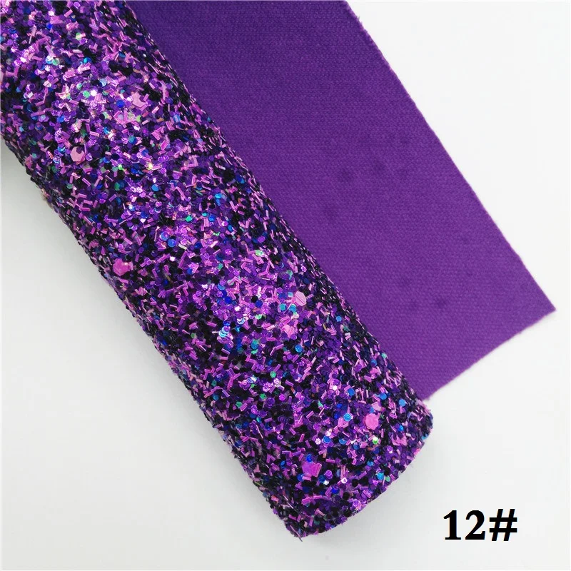 12 Glitterwishcome 21X29 см A4 размер винил для бантов массивная блестящая кожа, блестящая ткань кожаные листы для бантов, GM554A - Цвет: 12