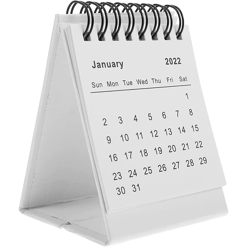 2022 Desktop Calendar Stand Up Calendars Schedule 2022 Desk Calendar For Office Table Desk Decoration|Calendar| - Aliexpress