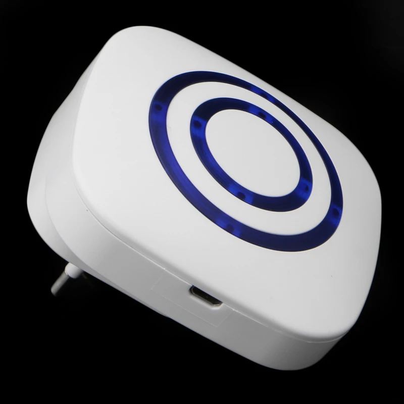 

Wireless Infrared Motion Sensor Door Security Bell Alarm Chime EU/US Plug WXTA
