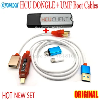 

2020 Newest ORIGINAL HCU Dongle + DC Phoenix Phone converter +Multifunction boot all in 1 cable for Huawei with Micro USB RJ45