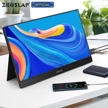 

15.6inch remote control portable monitor type c hdmi output for phone switch ps4 with 1080p/touch function/4K for options