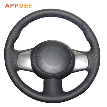 

Black Artificial Leather Car Steering Wheel Cover for Nissan March Sunny Versa 2013 Almera