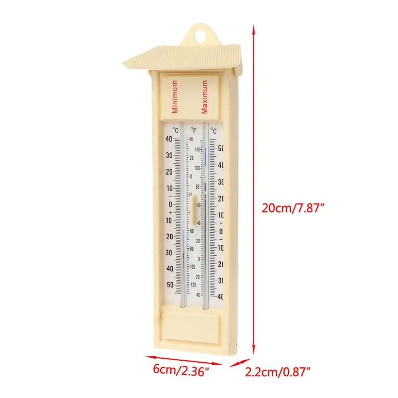Максимальный и минимальный термометр внутренний наружный сад теплица настенный температурный монитор-40 до 50 градусов