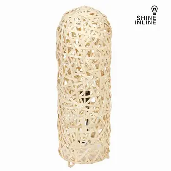 

Lamp Metal Wicker Natural (21 x 21 x 60 cm) by Shine Inline