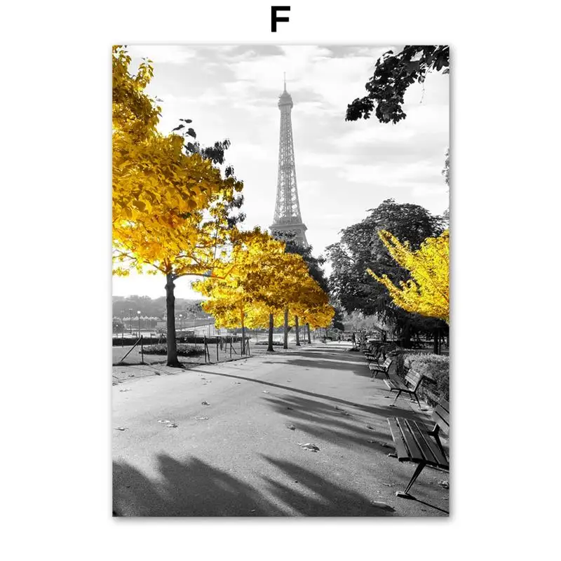 Retro-Paris-Tower-Street-Lovers-Car-Nordic-Posters-And-Prints-Wall-Art-Canvas-Painting-Wall-Pictures (8)