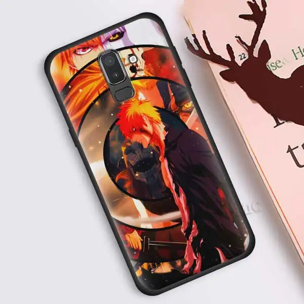 Аниме Bleach чехол для samsung Galaxy J8 J6 J4 A6 A7 A8 A9 плюс M10 M20 M30 S M40 силиконовый чехол для телефона с изображением на задней панели Чехол - Цвет: B08