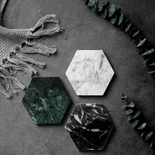 

Nordic Retro Emerald Marble Tea Coffee Cup Table Mat Jewelry Necklace Earrings Photography Shooting Photo Props