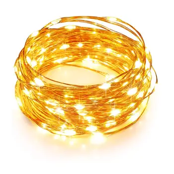 

2M 5M 10M Copper Wire LED String lights Holiday lighting Fairy Garland For Christmas Tree Wedding Party Decoration