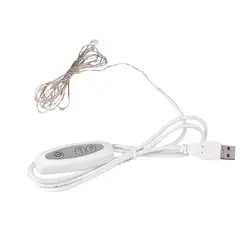 2 м 20 светодиодный USB регулируемый затемняемый свет гирлянды украшения