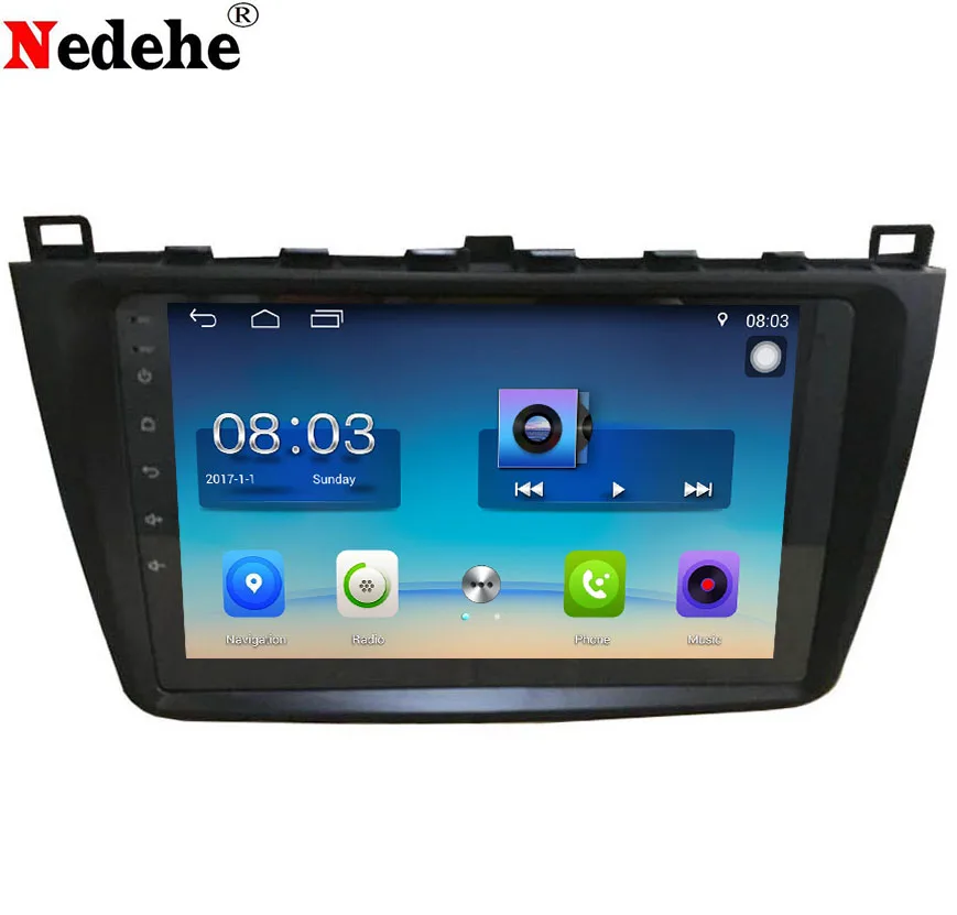 Nedehe 9 дюймов android 8 1 для Mazda 6 2010 2011 2012 2013 2014 Автомобильный Радио автомобильный dvd gps