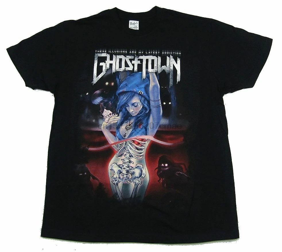 

Ghost Town These Illusions Are My Latest Addiction Black T Shirt New Official