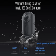 Высокая прозрачность acry камера Чехол для дайвинга водонепроницаемый корпус панорамная камера корпус подводный 5 м/16.4ft для Insta 360 One X