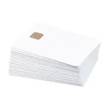 10 pcs/lot) SLE 4428 PVC Blank Card Contact IC smart Card