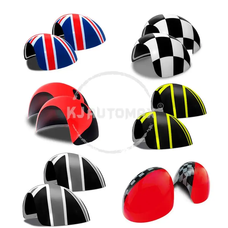 KJAUTOMAX For Mini Cooper R50 R52 R53 Rearview Side Wing Mirror Cover Caps Right Steering Car Styling Accessories
