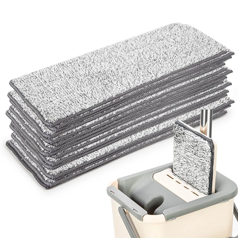 Microfiber Floor Mop Rag Cloth Replace Rag Self Wet And Cleaning Paste