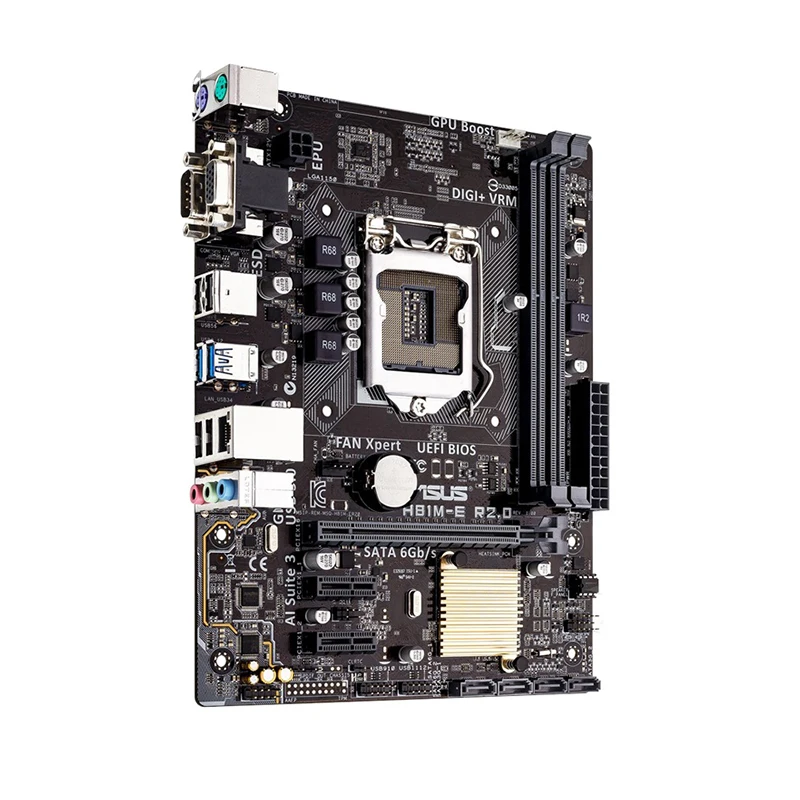 ASUA Ddr3 H81M -E Настольный DDR3 материнская плата Lga 1150 H81 поддержка i3/i5/i7 | Компьютеры и