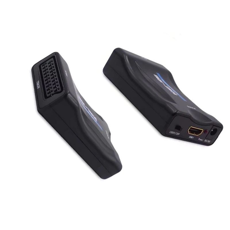 1080P Scart в HDMI конвертер аудио высококлассный видео адаптер для HD tv Sky Box STB для смартфона HD tv DVD новейший EU/US разъем питания