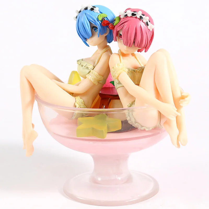 Re: запуск жизни в другом мире от Zero Ram& Rem Pudding A La Mode ПВХ фигурка Коллекционная модель игрушки