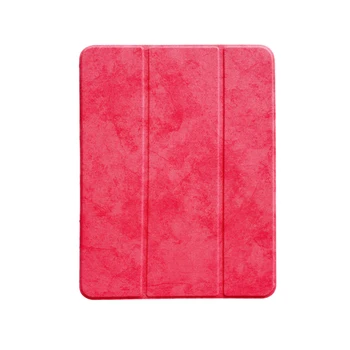 

Anti Fall Anti-slip PU Leather Pencil Holder Protective Trifold Stand Fashion Solid Tablet Case Full-body For IPad Pro 12.9 Inch