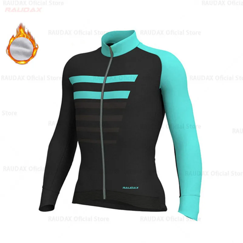 cycling jersey 6 Велокофты Aleing Pro Team Зимняя Теплая Флисовая одежда для велоспорта Мужская футболка с длинным рукавом комбинезон комплект Mtb Ropa Ciclismo - Цвет: cycling jersey 6