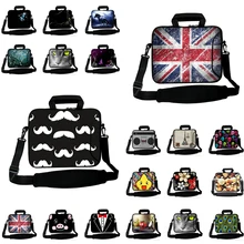 Неопреновая сумка для ноутбука 10, 12, 13, 14, 15, 17, 15,6, 13,3 дюймов, для ноутбука, Chromebook, PC, плечевой ремень, портфель, чехол для компьютера