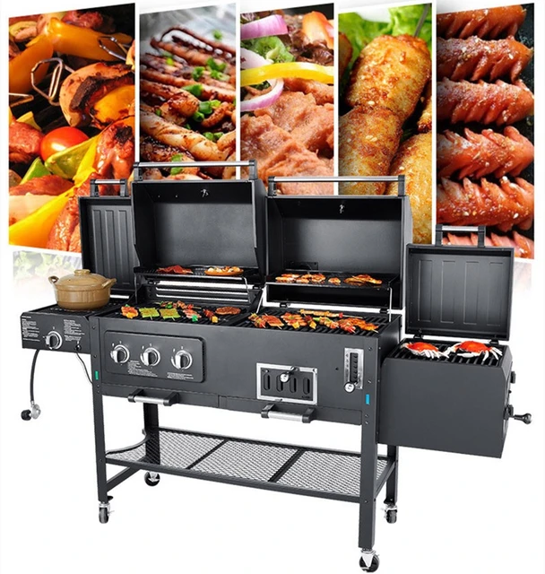 CLUX BBQ indoor grill 4 burners Infrared ceramic gas roaster meat griller -  AliExpress