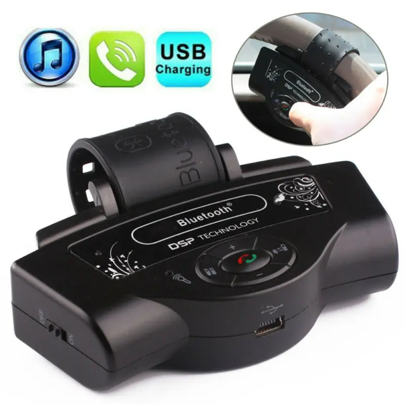 Беспроводной Bluetooth гарнитура для автомобиля fm-передатчик MP3-плеер USB зарядное устройство