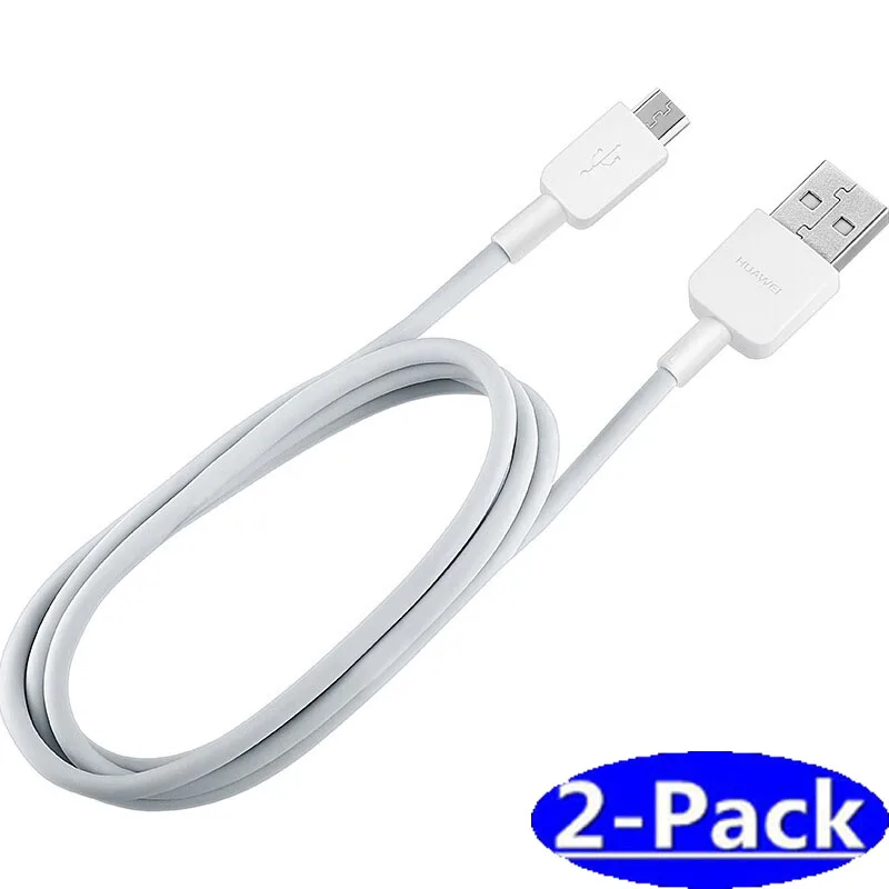 micro 2 pack Кабель huawei 2a Быстрая зарядка usb micro/type c кабель для huawei p9 p10 p20 lite mate10 20 lite honor 9 play p smart - Цвет: micro 2 pack