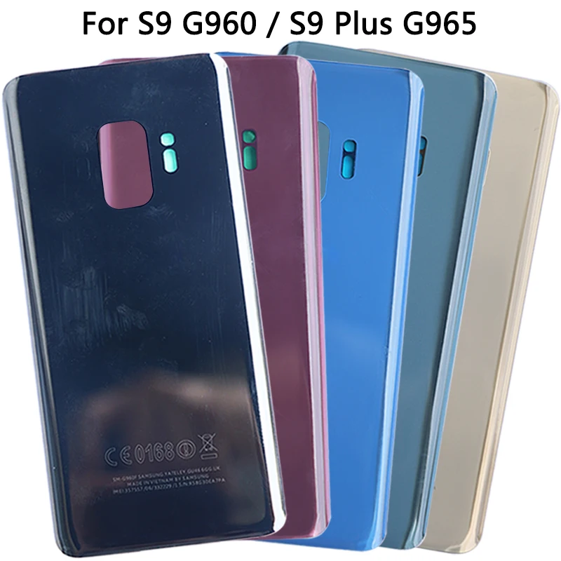 Оригинальная задняя крышка G960 стекло для Samsung Galaxy S9 G960F / Plus G965F аккумулятора