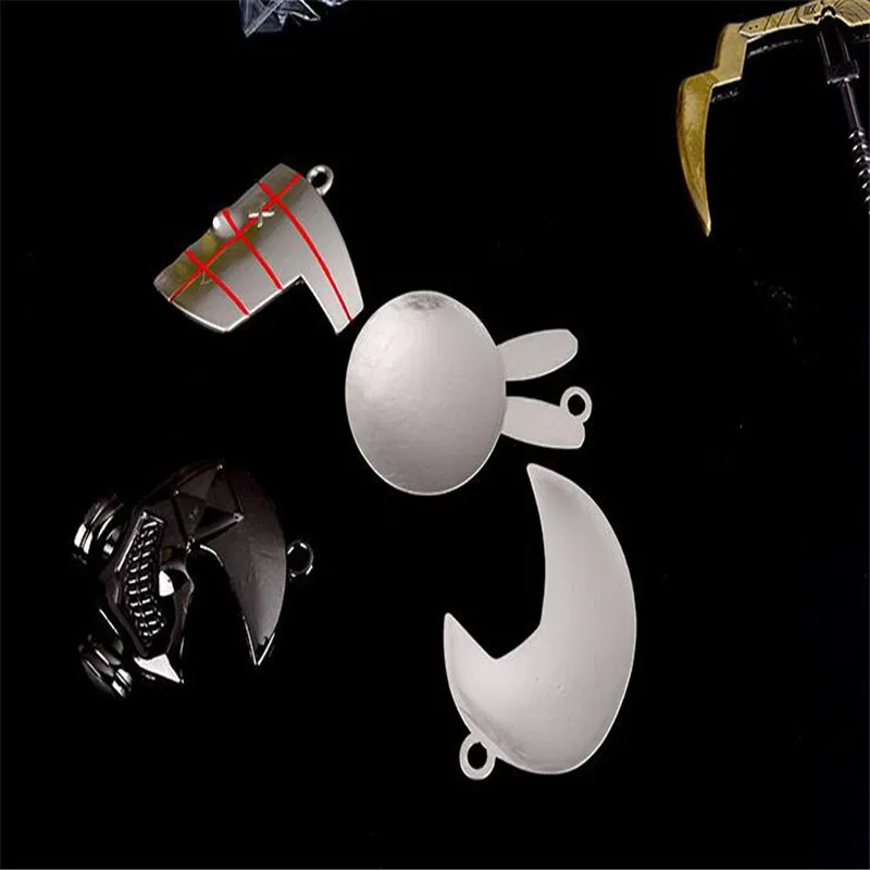 Anime Tokyo Ghoul Keychain mask rabbit Key Chain Pendant Anime Accessories Cartoon Key Ring set A974