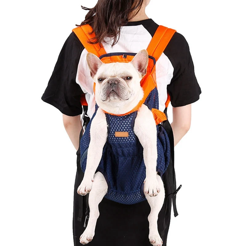 Сумка для путешествий для домашних животных маленькая и средняя собачка двойная сумка на плечо рюкзак на грудь ноги спереди рюкзак для перевозки собак