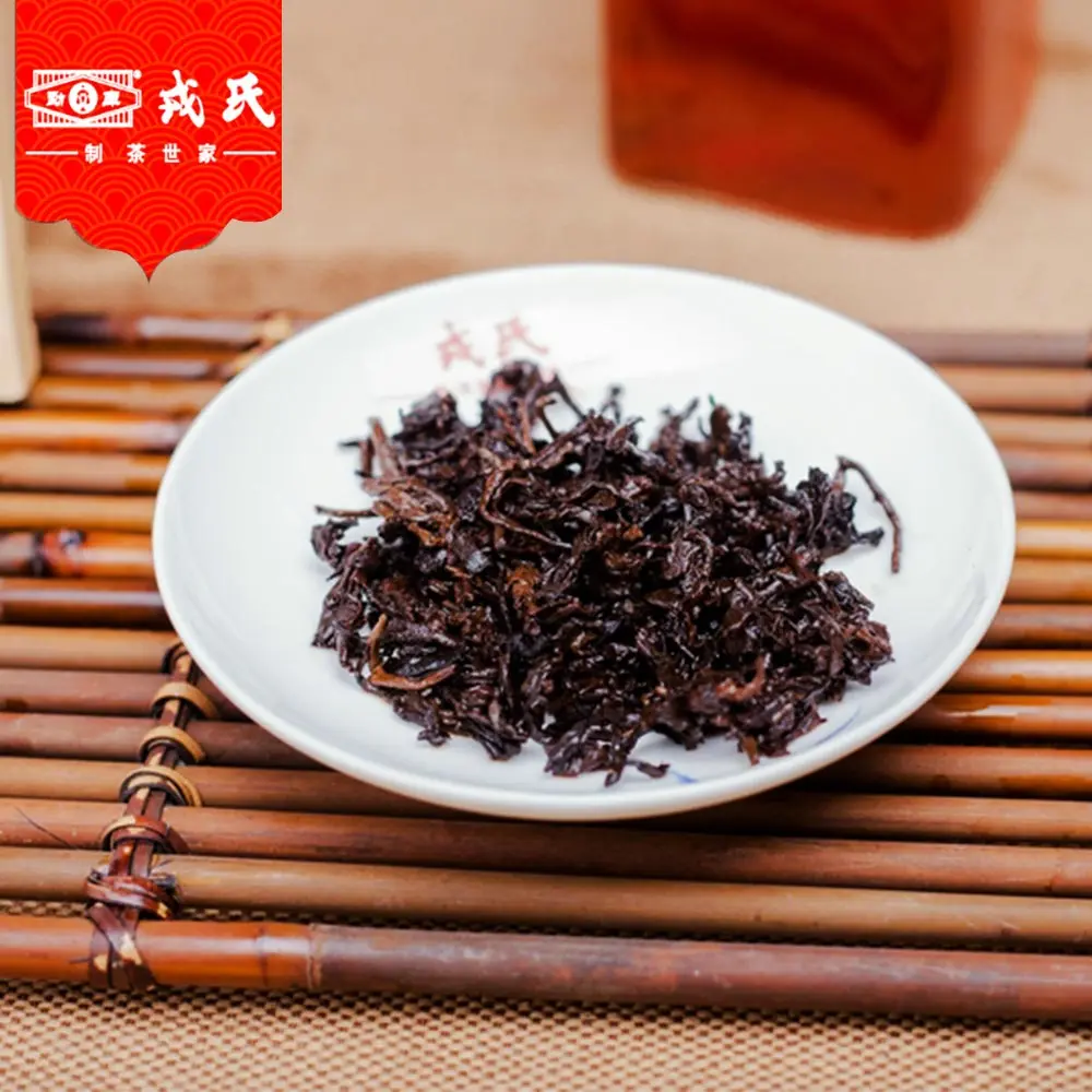 Mengku Rongshi Mu Ye Chun 3 года в возрасте Pu-erh спелый Pu-erh кирпич 100 г