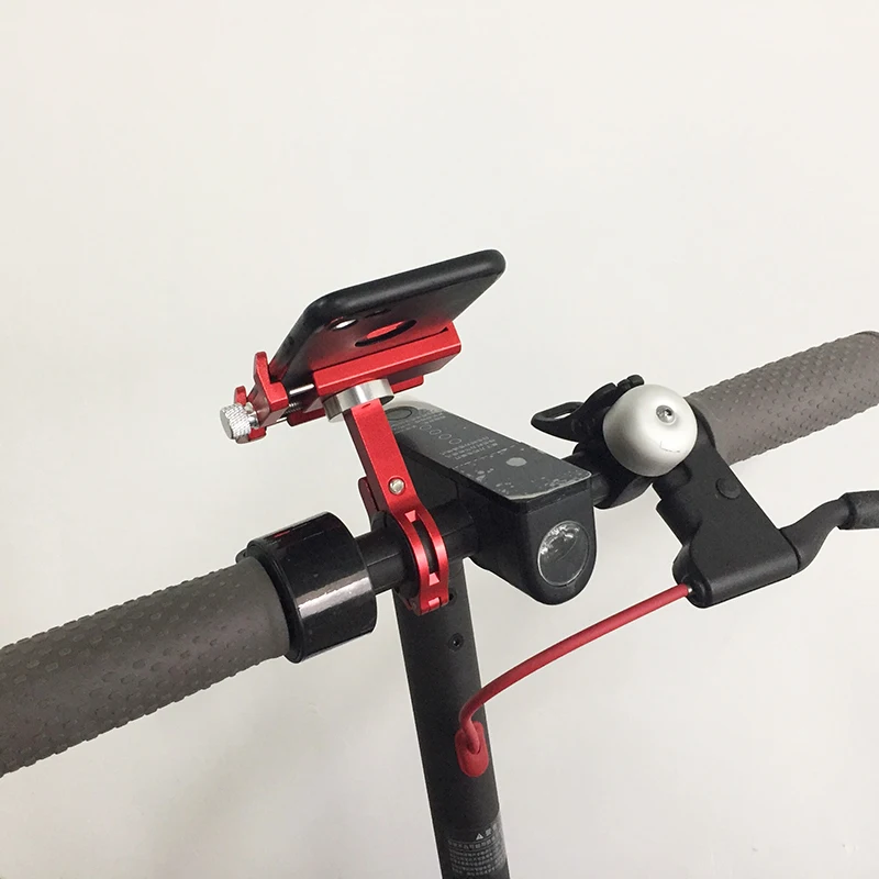 Baratos Soporte de teléfono para Xiaomi Mijia M365 Scooter Eléctrico para Qicycle EF1 M365 m187 Pro para Speedway para Jackhot ajustable anticaída