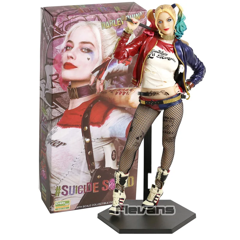 Самоубийц Харли Квинн отряд самоубийц "," Джокер 1/6th весы PVC Фигурки Игрушка коллекционная - Цвет: Harley Quinn B box