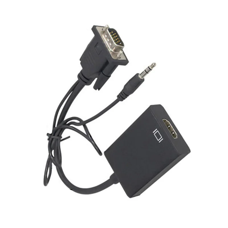 Преобразователь из VGA в HDMI с питанием от USB 1080P VGA в Преобразование HDMI
