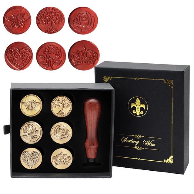 Wax Stamp, Round Wax Stamps For Letter Sealing