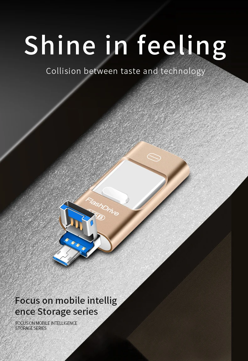 Новинка OTG Usb флеш-накопитель для iPhone/iPad/Android Phone 3,0 USB Cle Stick для iPhone6 7 8 X XS XR Pendrive 128GB диск на ключ