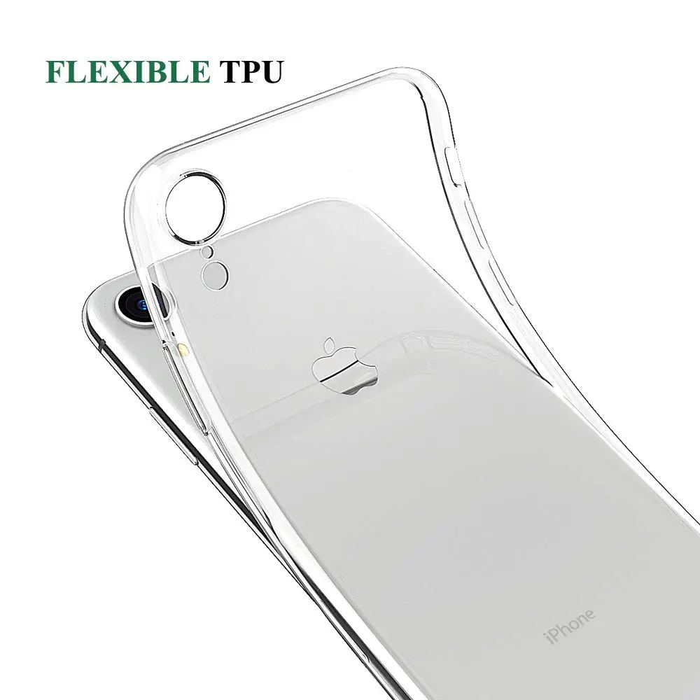 Тонкий прозрачный мягкий ТПУ чехол WEFOR для iPhone XS MAX XR для iPhone 11 Pro Max() чехол с поддержкой беспроводной зарядки для Apple iPhone 5 6S 7 8 XS/XR