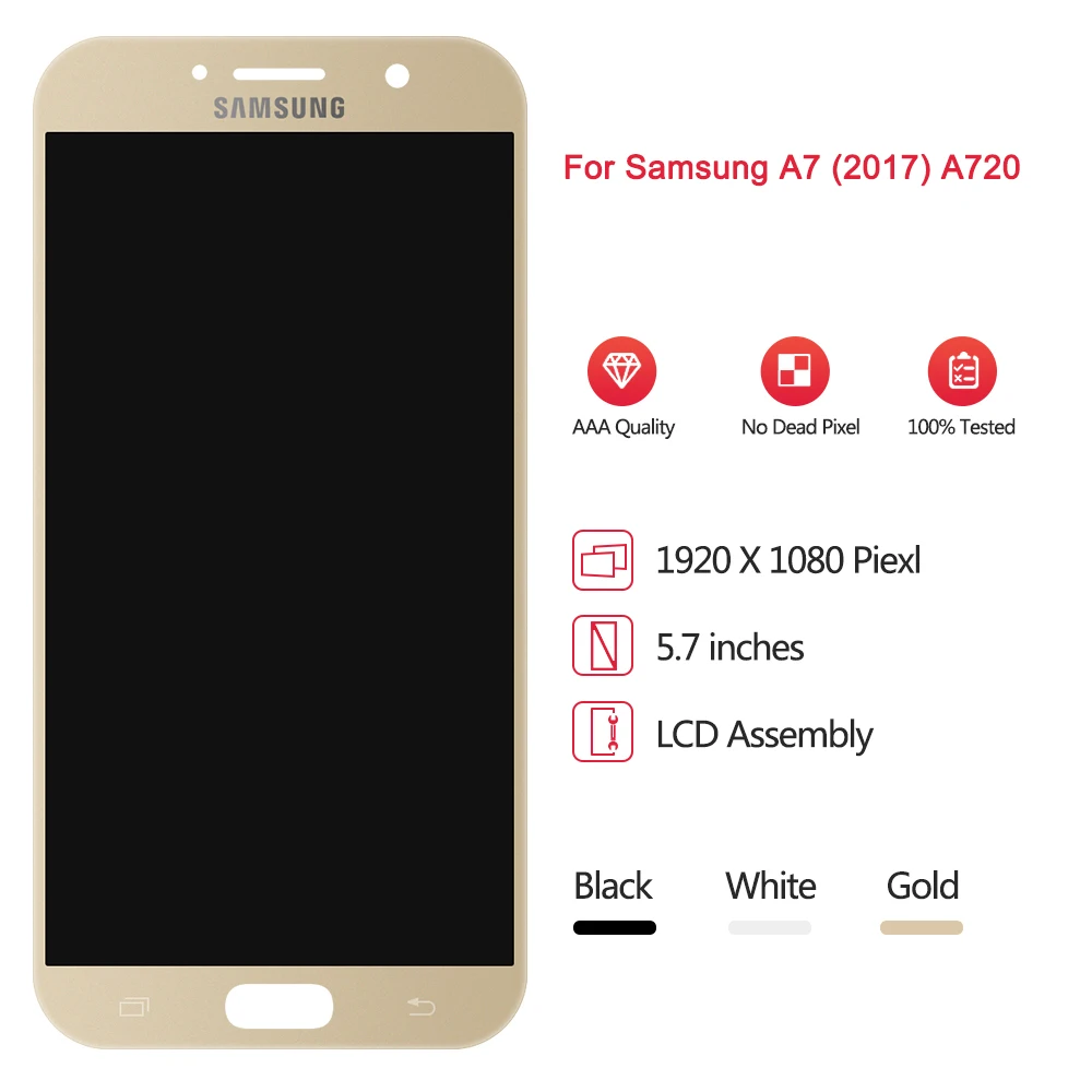Оригинальный Super AMOLED для 6 0 &quotSamsung Galaxy A7 2018 ЖК дисплей + сенсорный экран Сенсорная