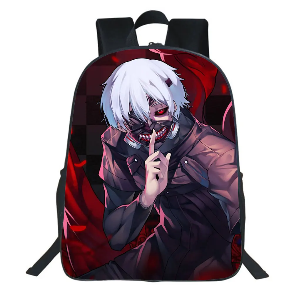 Japanese Anime Tokyo Ghoul Backpack School Bag for Girls Boys Women Men Teens Laptop Travel Rucksack Hot sale Sac Mochilas